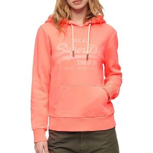 Худи Superdry Neon Vintage Logo Graphic, оранжевый