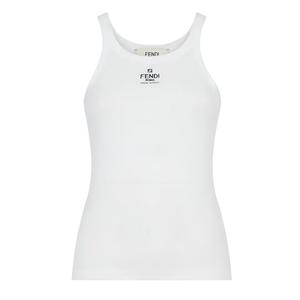 FENDI Хлопковая майка Marc Jacobs белая