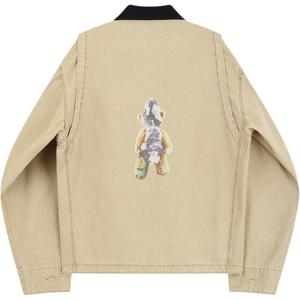 WE11DONE Куртка с принтом мультяшных героев, Beige