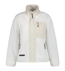 ICEPEAK Спортивная флисовая куртка 'Agene' в цвете Pearl White, Wool White