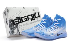 Nike Гиперданк Икс баскетбольные кроссовки мужские высокие белые