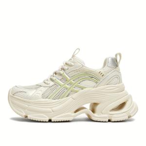 Женские кроссовки Cut Out Planet с амортизацией, противоскользящие, легкие, увеличивающие рост Teenmix, White