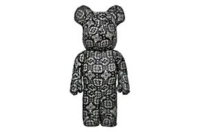 BE@RBRICK Bearbrick X Clot X Nike Black Silk