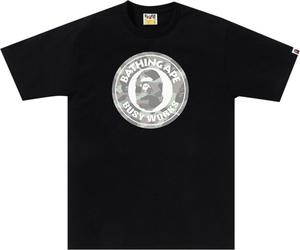 Футболка BAPE City Camo Busy Works 'Black', черный