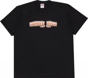 Футболка Supreme x Toy Machine Fist 'Black', черный