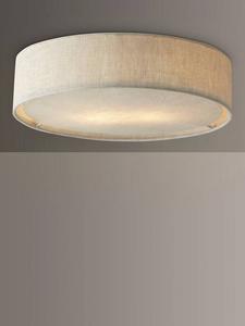 Потолочный светильник Samantha Linen Flush John Lewis, Natural