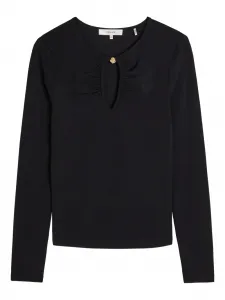 Топ the keyhole со сборками FRAME, черный