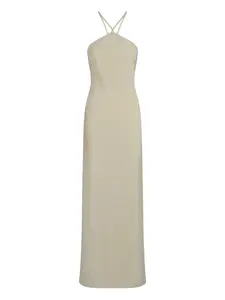 Пляжное платье с вырезом халтер KARL LAGERFELD, нейтральный