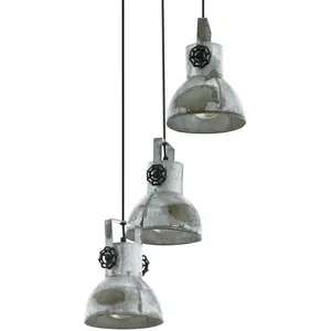 Подвесной светильник BARNSTAPLE E27, подвесная лампа Eglo, коричневый/черный