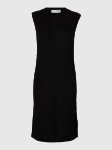 Вязаное платье SELECTED, черный
