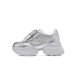 ST&SAT Серебряные женские кроссовки Low top Chunky, цвет Silver