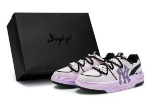 Кроссовки MLB Chunky Liner Skateboarding Shoes Unisex Low-top Black, черный