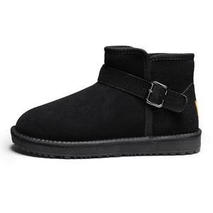 PNKE Тёплые износостойкие противоскользящие короткие зимние ботинки мужские Black, цвет Black