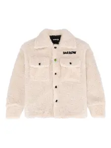 Флисовая рубашка с вышивкой Barrow kids, нейтральный