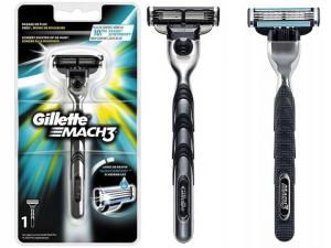 РУЧКА ДЛЯ БРИТЬЯ GILLETTE MACH3 + ЛЕЗВИЕ