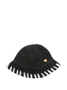 Плетеная шляпа TWINSET, черный