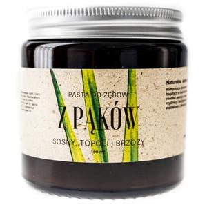 Травяная, Натуральная зубная паста из почек сосны, тополя и березы, 120мл, Trawiaste