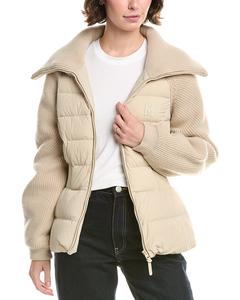 Куртка Mackage с отделкой из шерсти, коричневый