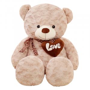 Большие плюшевые мишки Love Heart Hug Barbne, светло-коричневый