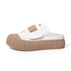 Feiyue Женские сандалии с закрытым носком, устойчивые к истиранию, белые, коричневые