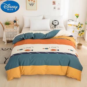 Disney Пододеяльник 180х220 см из хлопка, дизайн Fish Love