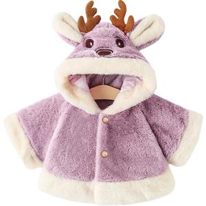 Детский плащ с капюшоном Moderate PROTECTCAMEL, фиолетовый