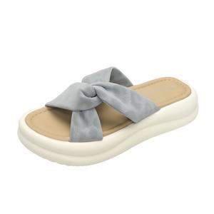 Резиновые бесшумные устойчивые к запаху, устойчивые к истиранию, быстросохнущие амортизирующие сандалии-слипоны women's Qiandongmeili, синий