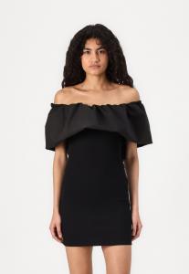 Платье из джерси BIANCA OFF SHOULDER MINI BUBBLE DRESS Noisy May, черный