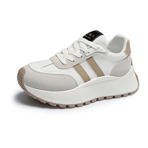 NANJIREN Женские противоскользящие износостойкие низкие повседневные туфли бежевый хаки, цвет Beige Khaki