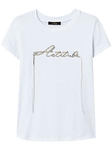 Футболка с логотипом TWINSET, белый