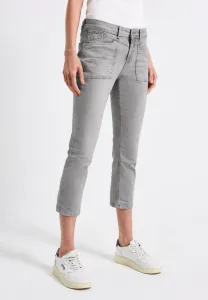 Джинсы повседневного кроя, облегающего кроя. Street One, Grau