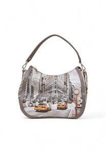 Сумка Y Not? с принтом, серебряный