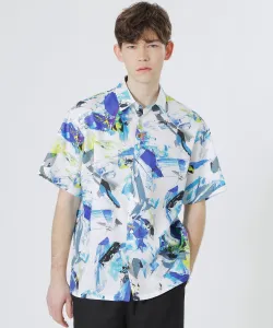 Рубашка с короткими рукавами для коллаборации Loveless, цвет Saxe Blue
