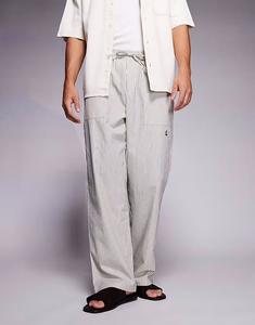 Свободные брюки в синюю полоску Six June Sixth June