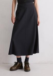 Юбка Marc O'Polo MEDIUM LENGTH, FLARED HEM, WAISTBAND, Deep Night Blue/Dark Blue