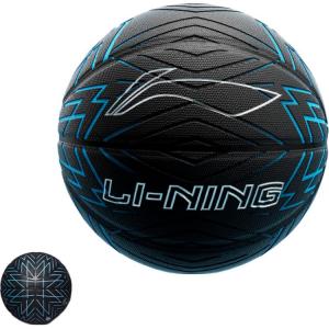 LINING Badfive PU баскетбольный мяч black blue размер 7 тренировочный мужской