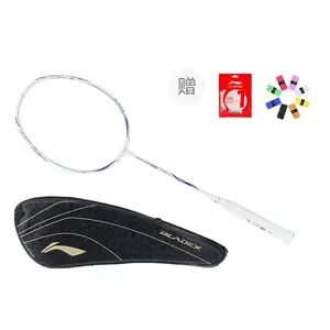 LINING Blade Shadow 600 full carbon бадминтонная ракетка атакующего типа с утяжеленной головкой, жестким стержнем professional 675mm white