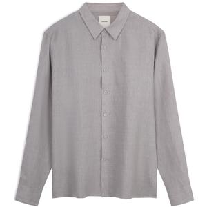 Классическая серая рубашка мужская Calvin Klein, серый