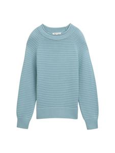 Базовый свитер TOM TAILOR DENIM Sweater, светло-синий