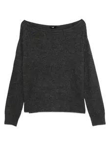 Свитер с вырезом-лодочкой Eleh, серый