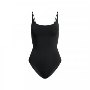 SS25 Modal Brief Боди-комбинезон Skims, Obsidian/Obsidian Color