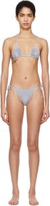 Черно-белое бикини «The Pinstripe Body Morphing» Jean Paul Gaultier