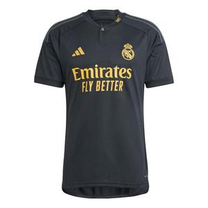 Футболка real madrid 23 24 третья футболка Adidas, черный