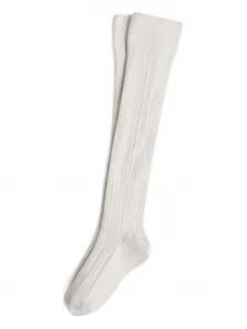 Носки в рубчик Brunello Cucinelli Kids, нейтральный