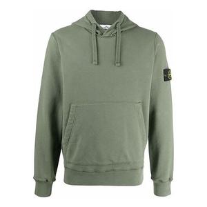 Толстовка hoodie 'green' Stone Island, зеленый