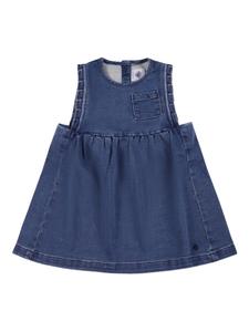 Джинсовое платье без рукавов Petit Bateau, синий