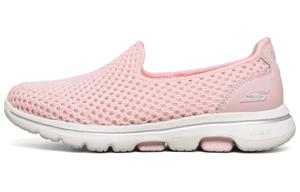 Кроссовки Go Walk 5 Lifestyle женские с низким верхом розового/белого цвета Skechers