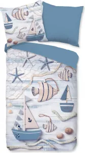 Пододеяльник Good Morning 135x200 + 1* 80x80 см - морской Muller Textil