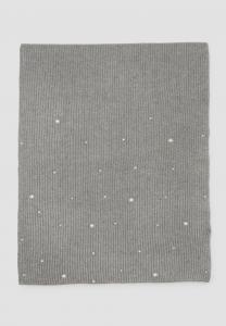 Шарф MIT SCHMUCKPERLEN s.Oliver BLACK LABEL, темно-серый