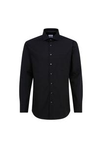 Обычная деловая рубашка Seidensticker, цвет Schwarz (0039)